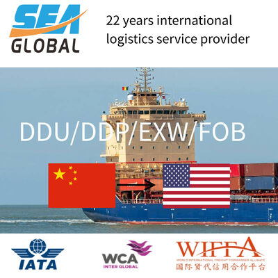 FCL ocean freight shipping service from China to Norfolk USA with secure handling solutions, transit times, and 24/7 multilingual support