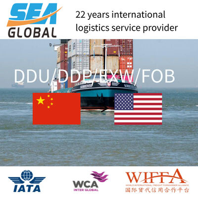 FCL ocean freight service from China to Los Angeles with USA shipping solutions for international trade logistics