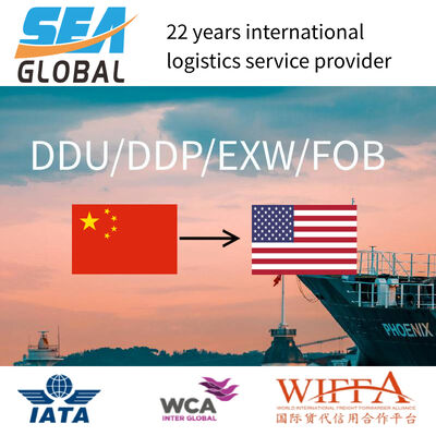 FCL sea freight and ocean freight forwarder from China to Houston, USA and DDU/DDP/DAP/EXW/CIF/FOB trading terms