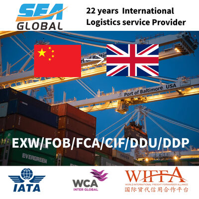 China to UK LCL Sea Freight | Door to Door DDU Shipping to London