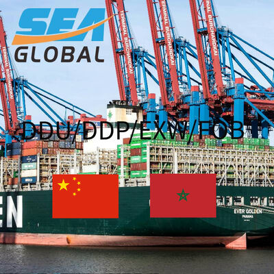 FCL Sea Shipping from China To Tangier Port Trusted Ocean Freight Services For Global Business Trade