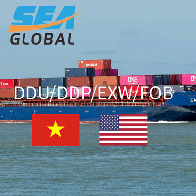 Long Beach Port Sea Freight Full Container Load From Vietnam To USA Fast And Professional Cargo Transport