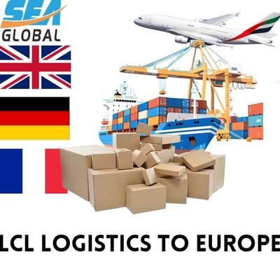 LCL Sea Freight Forwarder to Europe UK Germany France Italy Spain Door to Door DDP Shipping